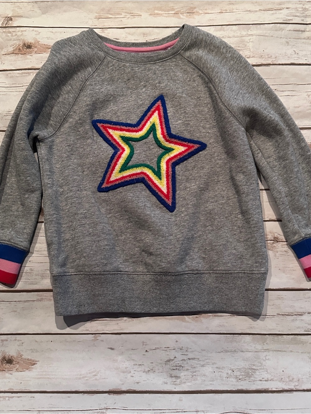 Mini Boden star sweatshirt